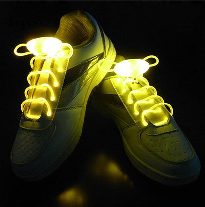 Led Sport Shoe Laces Glow Shoe Strings Round   Light Shoelaces