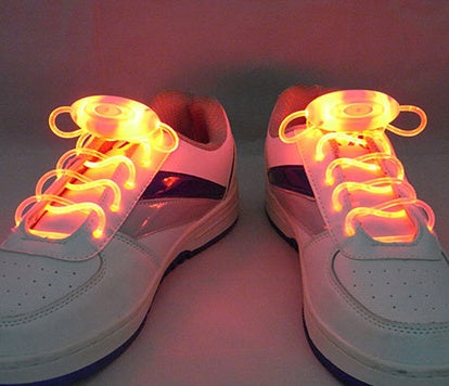 Led Sport Shoe Laces Glow Shoe Strings Round   Light Shoelaces