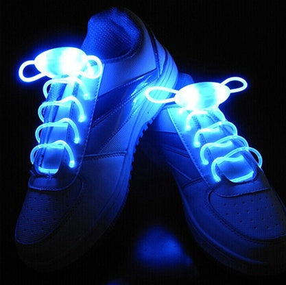 Led Sport Shoe Laces Glow Shoe Strings Round   Light Shoelaces