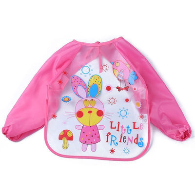 Children's Gown Long Sleeve Kids Waterproof Meal Baby Apron Painting Clothes Bib Protective Clothing