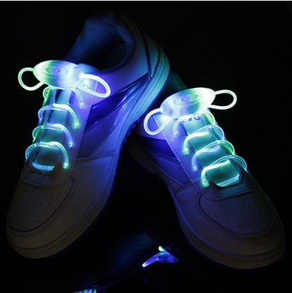 Led Sport Shoe Laces Glow Shoe Strings Round   Light Shoelaces