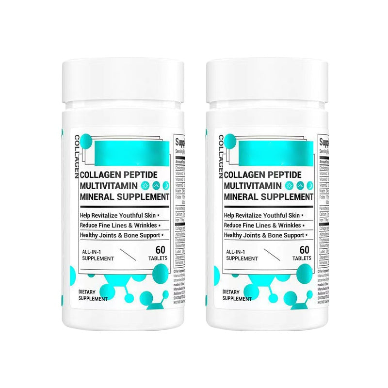 Collagen, Vitamin & Mineral, Contains Vitamin D3, Vitamin C, Probiotics,Vitamin E, Vitamin B & Multivitamin Healthcare Supplement Edible Fitness