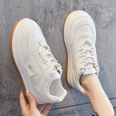 Bank Fashion | White Sneakers For Women | Small White Shoes | Bankshayes