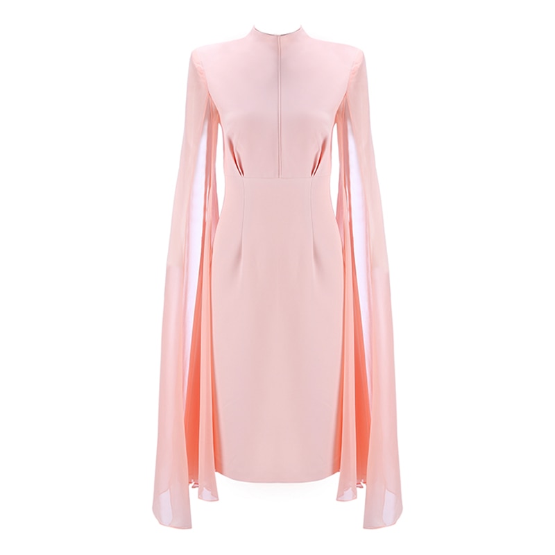 Bank Fashion - Women's Stylish Cloak Sleeve Dress Party Dress I banksheyes