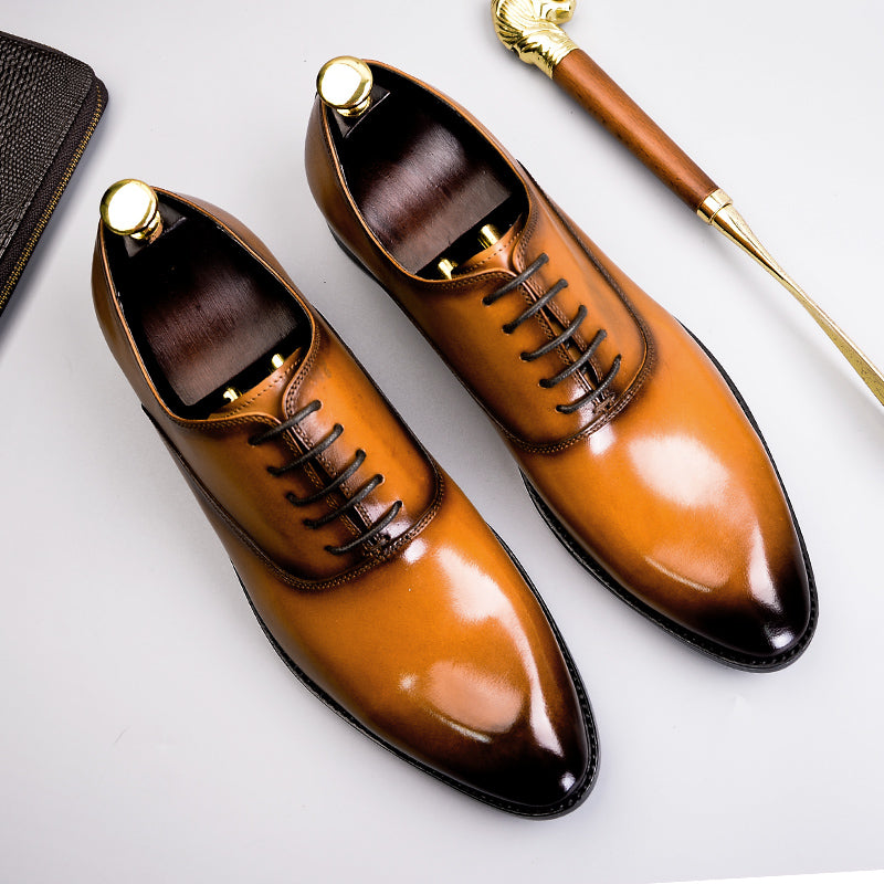 Formal Shoes Genuine Leather Oxford Shoes - bankshayes40