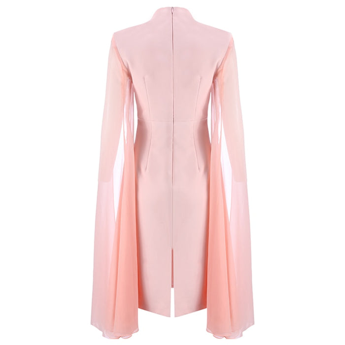 Bank Fashion - Women's Stylish Cloak Sleeve Dress Party Dress I banksheyes