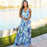 Women's Sling Floral Long Dresses arrival Summer - bankshayes40