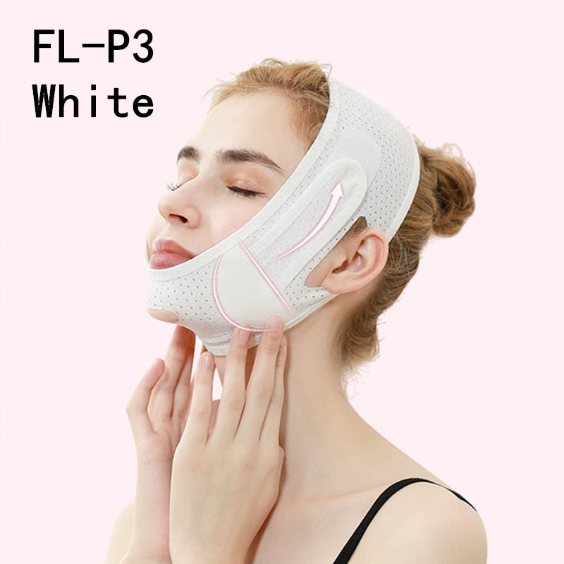 Women Face Slimming Straps V-Line Facial lift Bandage - bankshayes40