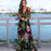 Women's Sling Floral Long Dresses arrival Summer - bankshayes40