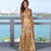 Women's Sling Floral Long Dresses arrival Summer - bankshayes40