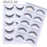 New Full 5 Pairs one box 3D Mink Hair False Eyelashes Natural Thick Long Eye Lashes Wispy Makeup Beauty Extension Tools H13 - bankshayes40