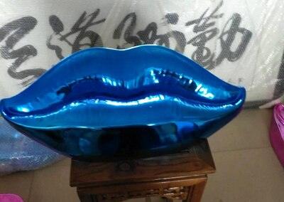 Bank Fashion- Big Lip Sculpture Decoration Modern Red Lips Pendant Bar Club Theme Wall Decoration- bankshayes