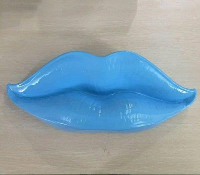 Big Lip Sculpture Decoration Modern Red Lips Pendant Bar Club Theme Wall Decoration - bankshayes40