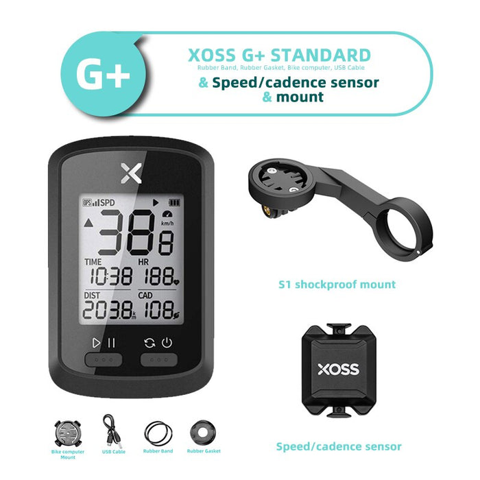 XOSS G plus G gps cycle computer Bike Wireless GPS Speedometer wholesale market Road Bike MTB cycle Cycling Wholesale in Brazil - bankshayes40