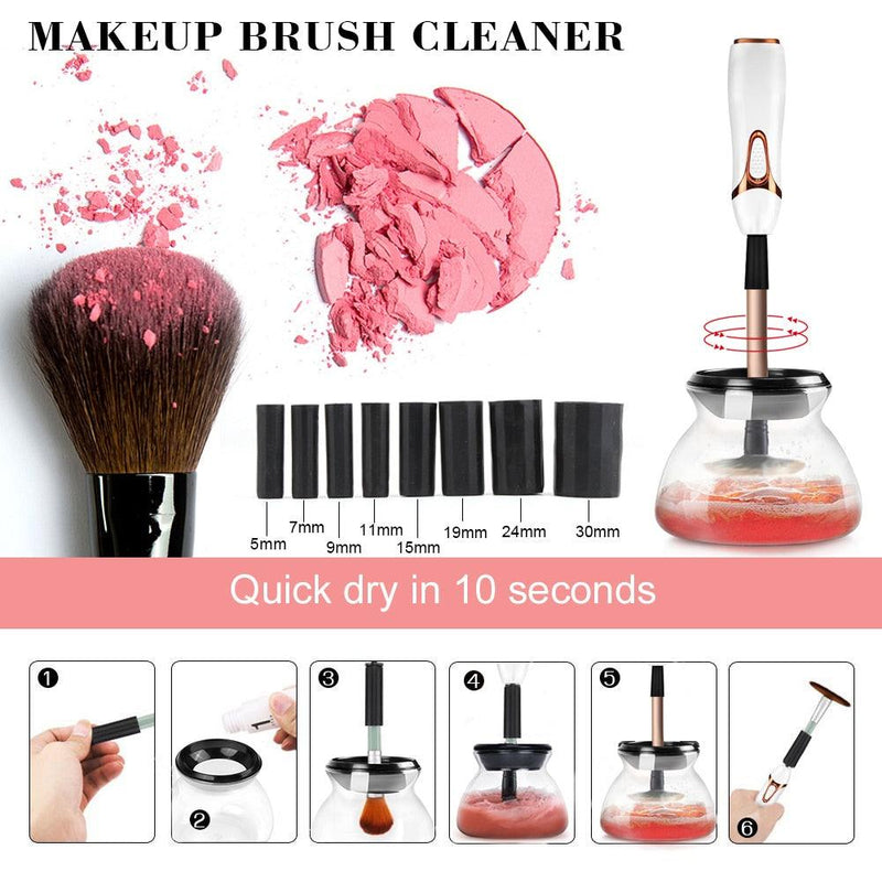 Bank Fashion Automatic Makeup Brush Cleaner Electric Makeup Brushes Banksheyes