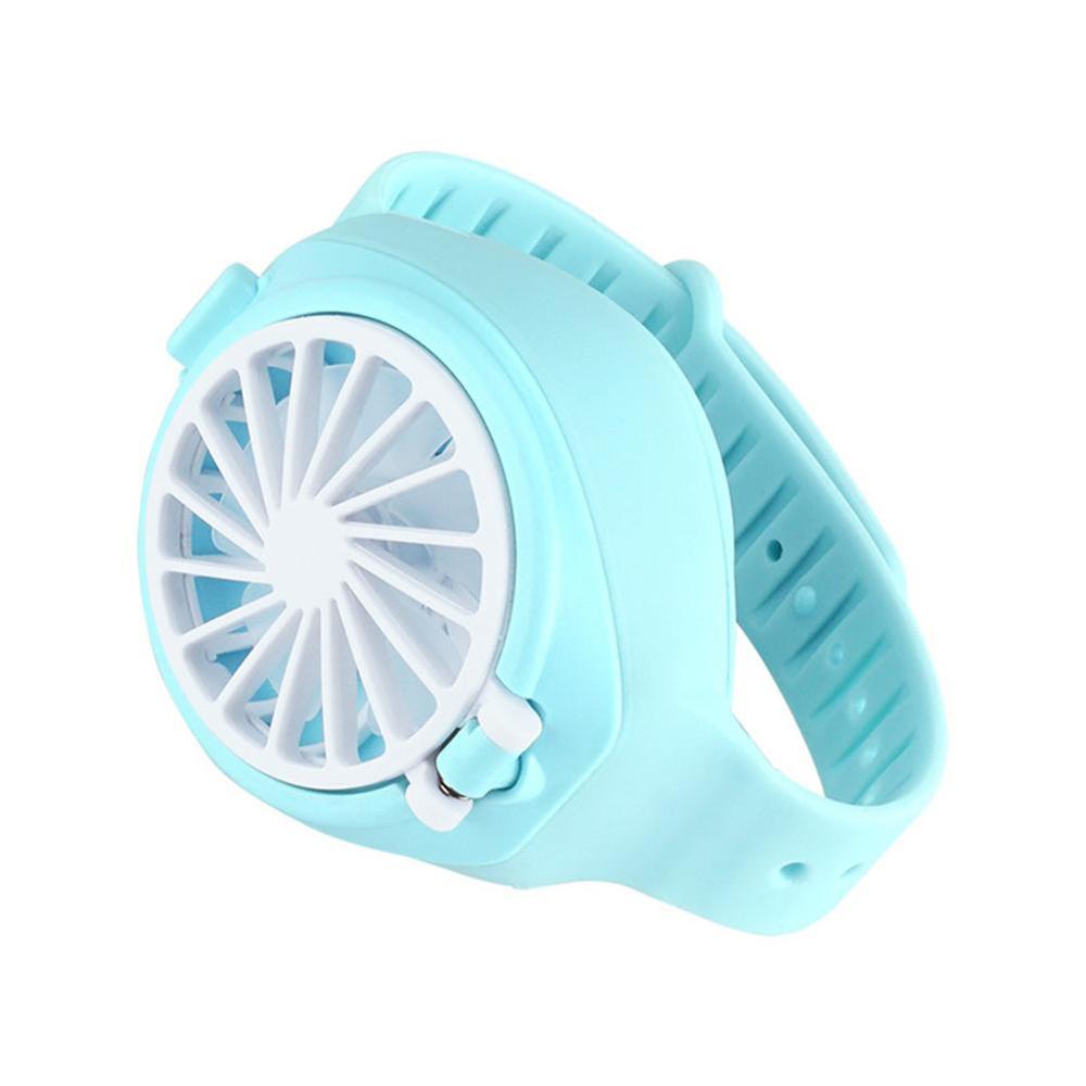 Mini Cooling Fan Portable USB Desktop Fan USB Folding Fashion Pocket Small Fan Third Gear Electric Mini Watch Simple Fan - bankshayes40