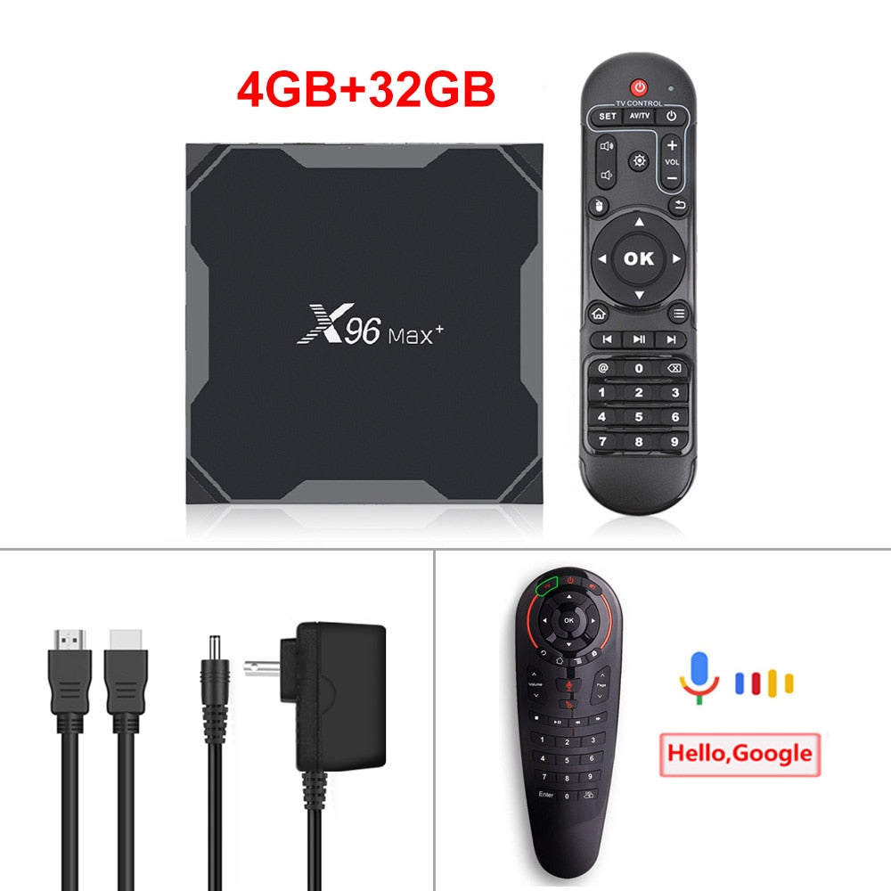 X96 MAX Plus 4GB 64GB 32GB Smart TV Box Android 9.0 Amlogic S905X3 Quad Core Wifi 4K Youtube X96Max Plus Set top box 2GB 16GB - bankshayes40