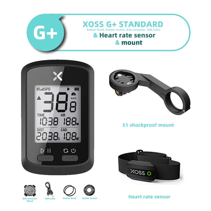 XOSS G plus G gps cycle computer Bike Wireless GPS Speedometer wholesale market Road Bike MTB cycle Cycling Wholesale in Brazil - bankshayes40