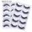 New Full 5 Pairs one box 3D Mink Hair False Eyelashes Natural Thick Long Eye Lashes Wispy Makeup Beauty Extension Tools H13 - bankshayes40