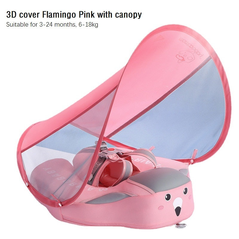 Mambobaby Baby Float Lying Swimming Rings Infant Waist Swim Ring Toddler Swim Trainer Non-inflatable Buoy Pool Accessories Toys - bankshayes40