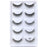 New Full 5 Pairs one box 3D Mink Hair False Eyelashes Natural Thick Long Eye Lashes Wispy Makeup Beauty Extension Tools H13 - bankshayes40