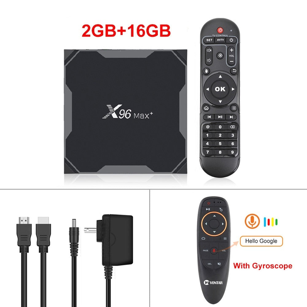 X96 MAX Plus 4GB 64GB 32GB Smart TV Box Android 9.0 Amlogic S905X3 Quad Core Wifi 4K Youtube X96Max Plus Set top box 2GB 16GB - bankshayes40