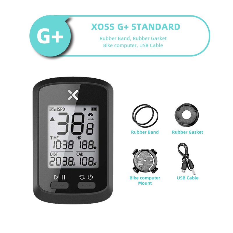 XOSS G plus G gps cycle computer Bike Wireless GPS Speedometer wholesale market Road Bike MTB cycle Cycling Wholesale in Brazil - bankshayes40