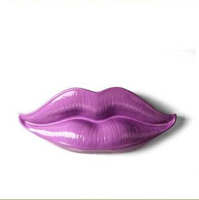 Big Lip Sculpture Decoration Modern Red Lips Pendant Bar Club Theme Wall Decoration - bankshayes40