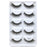 New Full 5 Pairs one box 3D Mink Hair False Eyelashes Natural Thick Long Eye Lashes Wispy Makeup Beauty Extension Tools H13 - bankshayes40