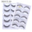 New Full 5 Pairs one box 3D Mink Hair False Eyelashes Natural Thick Long Eye Lashes Wispy Makeup Beauty Extension Tools H13 - bankshayes40