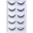 New Full 5 Pairs one box 3D Mink Hair False Eyelashes Natural Thick Long Eye Lashes Wispy Makeup Beauty Extension Tools H13 - bankshayes40