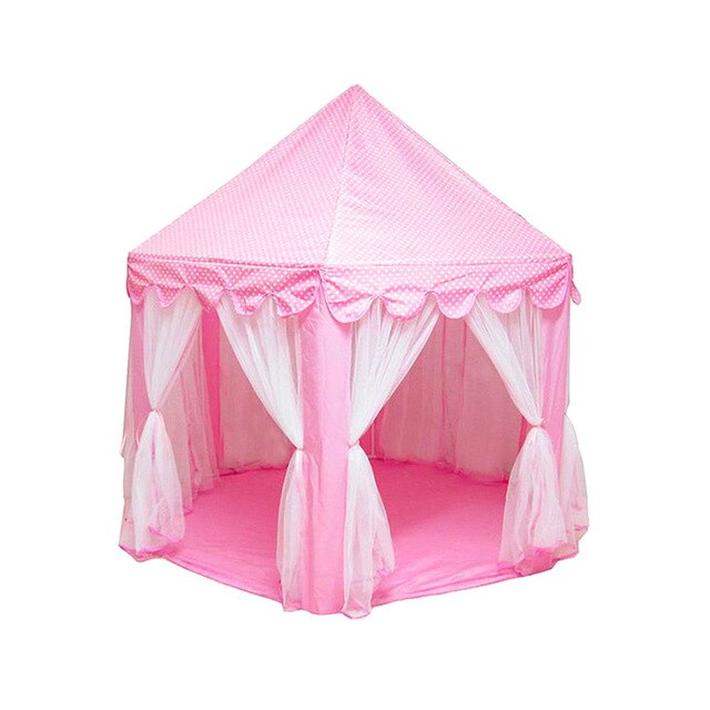 Portable Kids Toy Tipi Tent Ball Pool Princess Girl Castle Play House Children Small House Folding Playtent Baby Beach Tent - bankshayes40