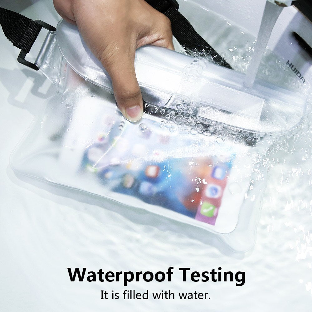 FLOVEME Waterproof Case Smartphone For iPhone XS MAX XR 7 Phone Pouch Bag Case For Xiaomi Underwater Waist Bag Cases For Huawei - bankshayes40