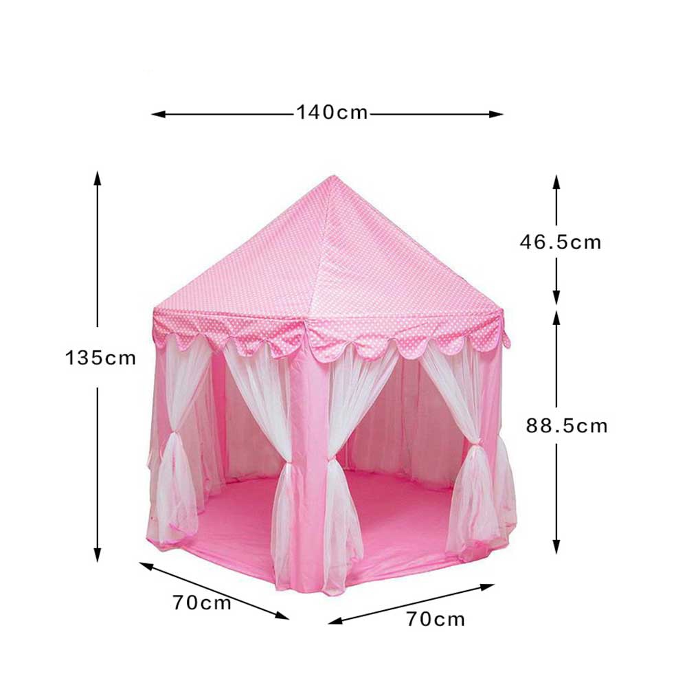 Portable Kids Toy Tipi Tent Ball Pool Princess Girl Castle Play House Children Small House Folding Playtent Baby Beach Tent - bankshayes40