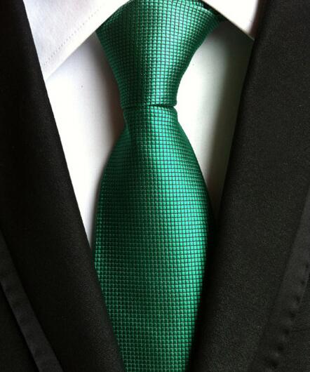 Fashion Neckties Classic Men&#39;s Stripe Yellow Navy Blue Wedding Ties Jacquard Woven 100% Silk Men Solid Tie Polka Dots Neck Ties - bankshayes40