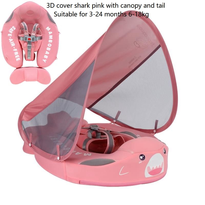 Mambobaby Baby Float Lying Swimming Rings Infant Waist Swim Ring Toddler Swim Trainer Non-inflatable Buoy Pool Accessories Toys - bankshayes40