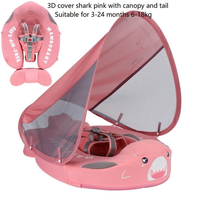 Mambobaby Baby Float Lying Swimming Rings Infant Waist Swim Ring Toddler Swim Trainer Non-inflatable Buoy Pool Accessories Toys - bankshayes40