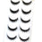 New Full 5 Pairs one box 3D Mink Hair False Eyelashes Natural Thick Long Eye Lashes Wispy Makeup Beauty Extension Tools H13 - bankshayes40