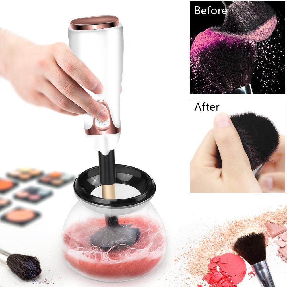 Bank Fashion Automatic Makeup Brush Cleaner Electric Makeup Brushes Banksheyes