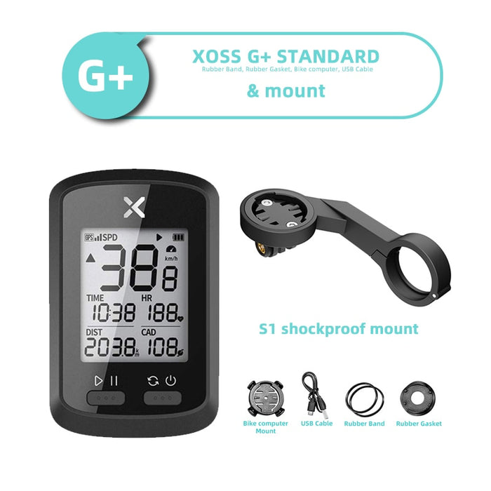 XOSS G plus G gps cycle computer Bike Wireless GPS Speedometer wholesale market Road Bike MTB cycle Cycling Wholesale in Brazil - bankshayes40