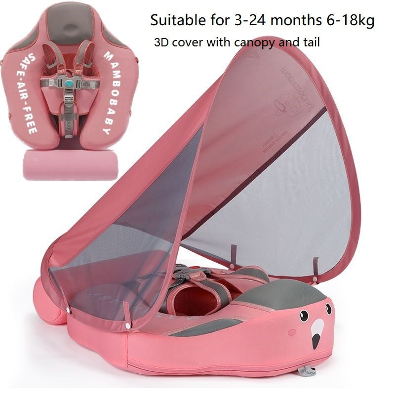 Mambobaby Baby Float Lying Swimming Rings Infant Waist Swim Ring Toddler Swim Trainer Non-inflatable Buoy Pool Accessories Toys - bankshayes40