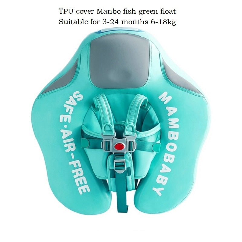 Mambobaby Baby Float Lying Swimming Rings Infant Waist Swim Ring Toddler Swim Trainer Non-inflatable Buoy Pool Accessories Toys - bankshayes40