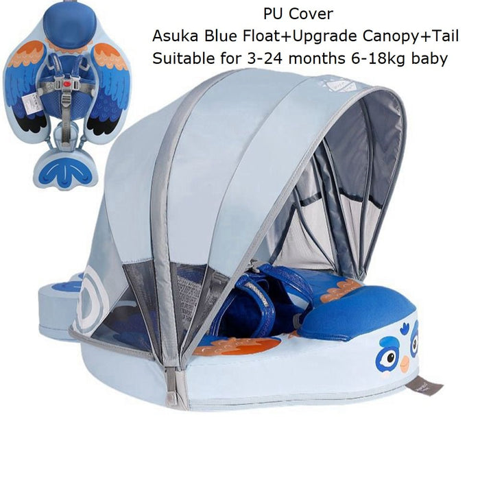 Mambobaby Baby Float Lying Swimming Rings Infant Waist Swim Ring Toddler Swim Trainer Non-inflatable Buoy Pool Accessories Toys - bankshayes40