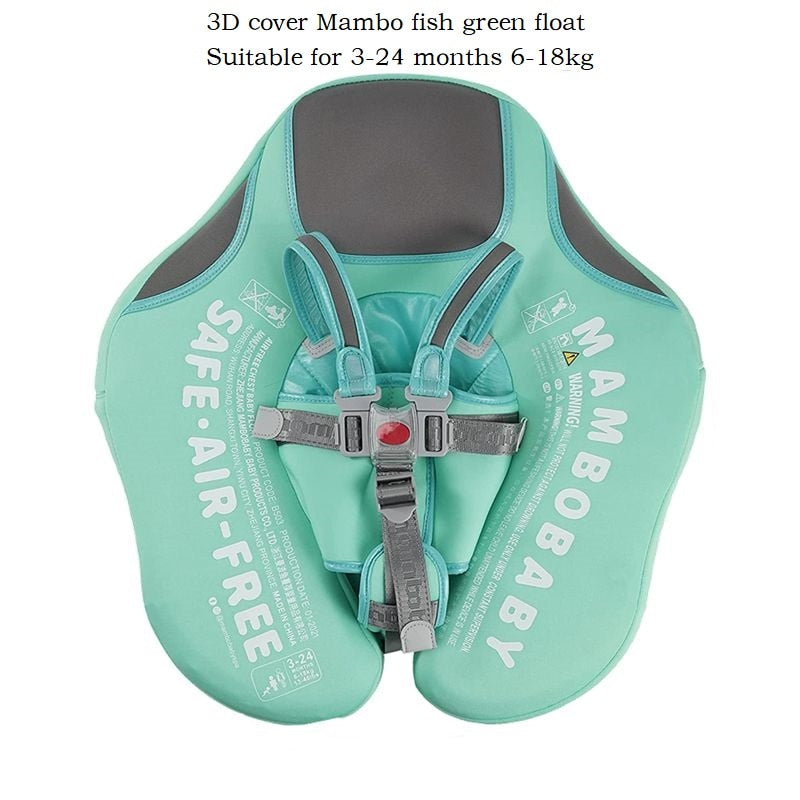 Mambobaby Baby Float Lying Swimming Rings Infant Waist Swim Ring Toddler Swim Trainer Non-inflatable Buoy Pool Accessories Toys - bankshayes40