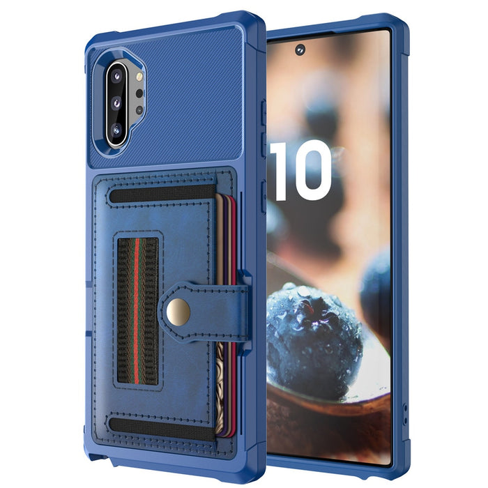 for Samsung Galaxy Note 20 S21 Ultra 10 9 S20 S21 S10 S9 Plus S10e S10+ Case Leather Multi Card Holder Wallet Retro Luxury Cover - bankshayes40