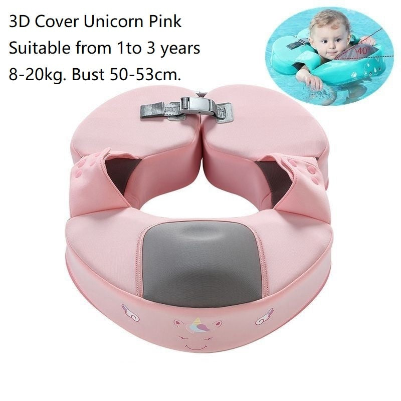 Mambobaby Baby Float Lying Swimming Rings Infant Waist Swim Ring Toddler Swim Trainer Non-inflatable Buoy Pool Accessories Toys - bankshayes40