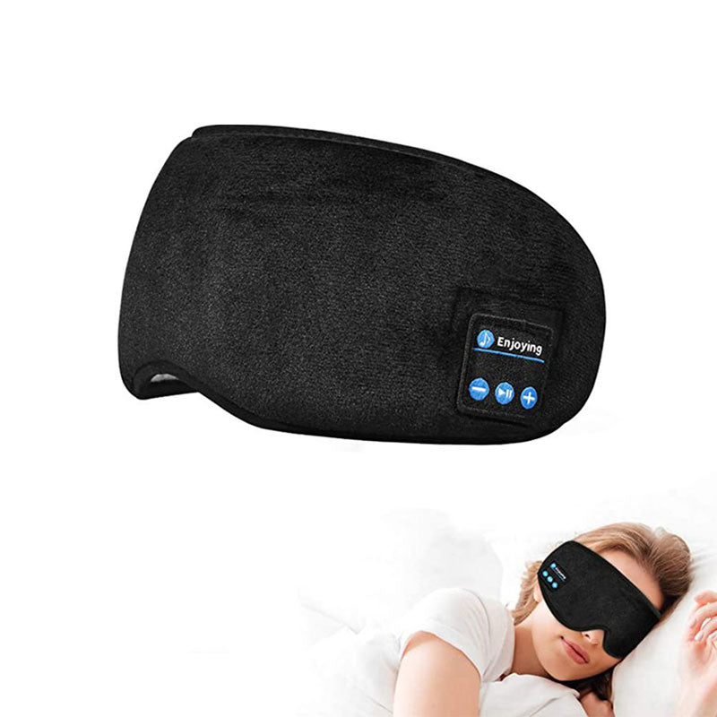 New 3D wireless music headphone sleep breathable smart eye mask Bluetooth headset call with mic for ios Android mac Dropshipping - bankshayes40