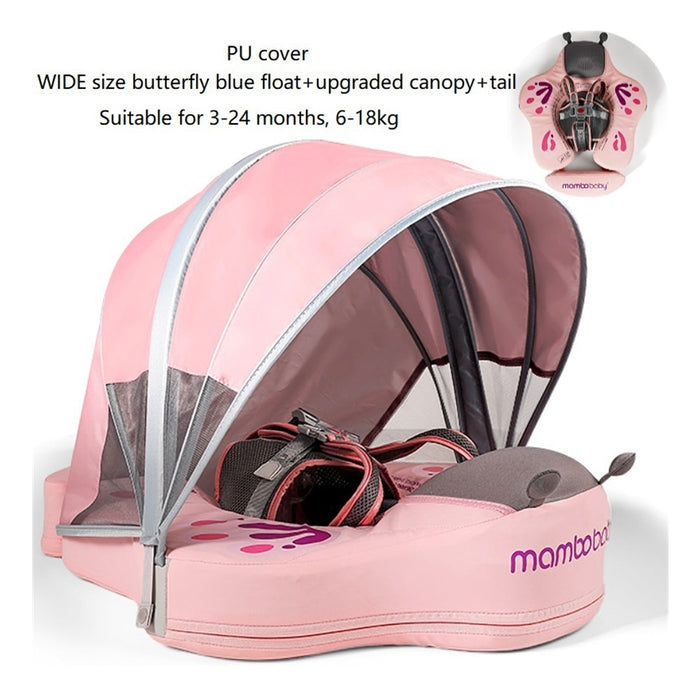 Mambobaby Baby Float Lying Swimming Rings Infant Waist Swim Ring Toddler Swim Trainer Non-inflatable Buoy Pool Accessories Toys - bankshayes40