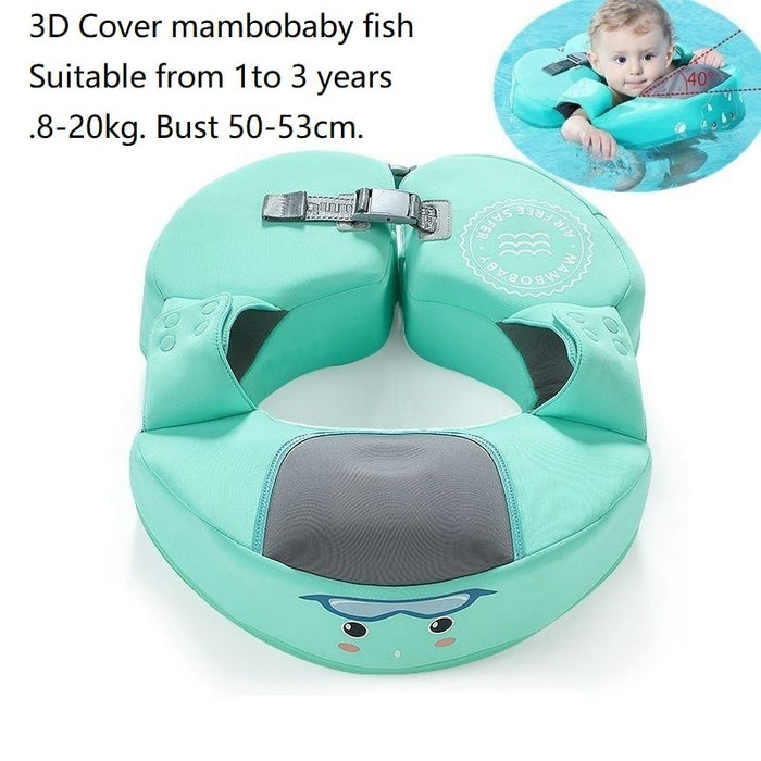 Mambobaby Baby Float Lying Swimming Rings Infant Waist Swim Ring Toddler Swim Trainer Non-inflatable Buoy Pool Accessories Toys - bankshayes40