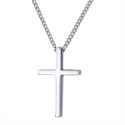 TrustDavis New Women&#39;s Fashion 925 Sterling Silver Jewelry Cross Pendant Short 40cm Necklace Cute Gift Girls Lady DS219 - bankshayes40